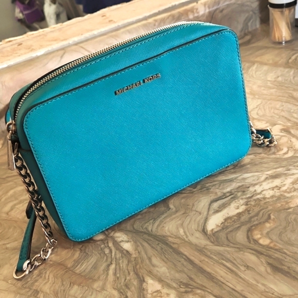 💙MK teal crossbody